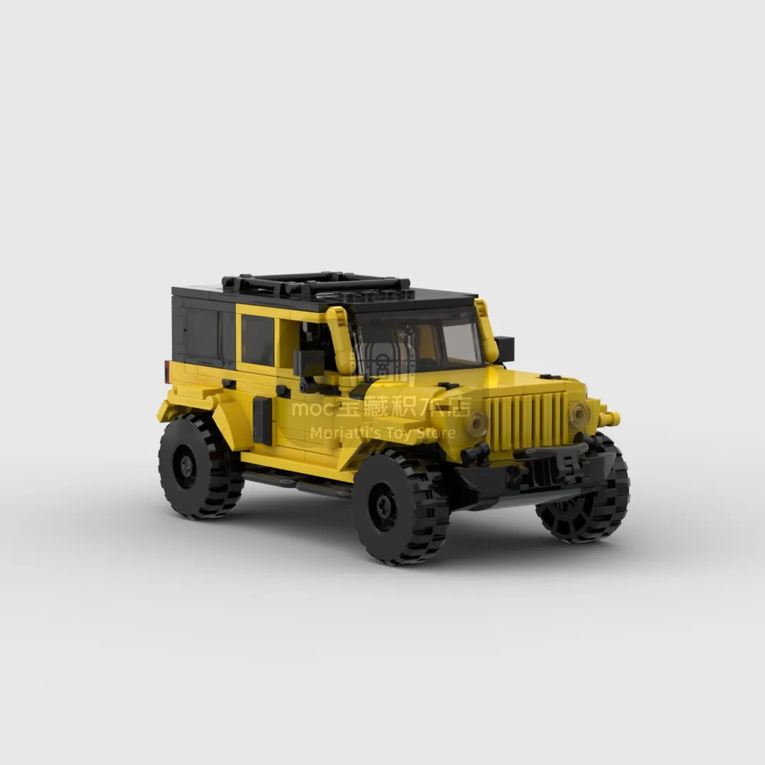 Moc-123503 Suv Wrangler Racing Sports Car Vehicle Speed Champion Racer Building Blocks Brick Creative Garage Toys