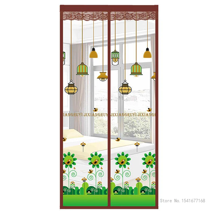 Magnetic Screen Door Curtain, Anti Mosquito Net, Insect Fly Bug Curtains, Automatic Closing Mesh, Summer