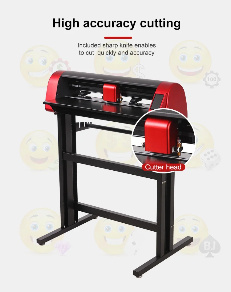 Plotter Da Taglio In Vinile Riflettente Di Alta Qualità Plotter Da Taglio Automatico E Taglierina Per Cordonatura