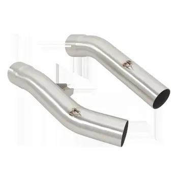 51mm Motorcycle Exhaust Mid Link Pipe FOR YAMAHA FJR1300 2001-2022 Connecting Muffler Tips Tube Slip On Stainless Steel