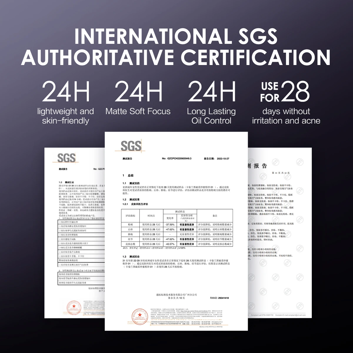 CARSLAN Stay Matte Face Pressed Powder Compact 24H Long Lasting Oil Control Translucent Loose Setting Powder For Face Makeup - Image 4