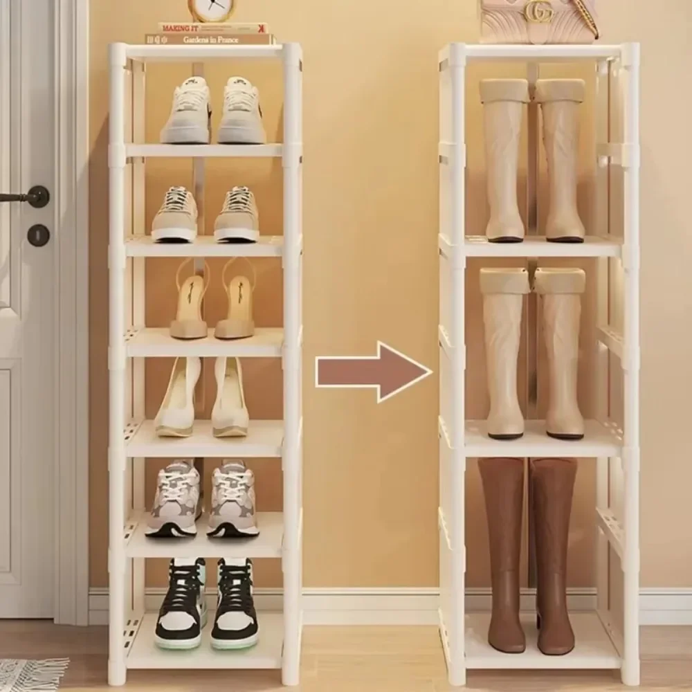 Stackable Shoe Cabinet 5-8 for Wall Corner Space Saving Adjustable Shoe Organizer shoe rack shoe organizer shoe cabinet