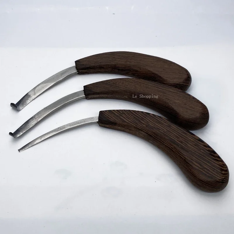 Agarwood Hook Knife/ Engrave Knife Shannon Scraping Essence Steel Scimitar Head Plane Cut and Dig Take Incense Materials Tools