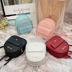 PU Leather Shoulder Mini Small  Backpack Women Teenage Girls Kids Multi-Function Female Ladies Phone Pouch Pack