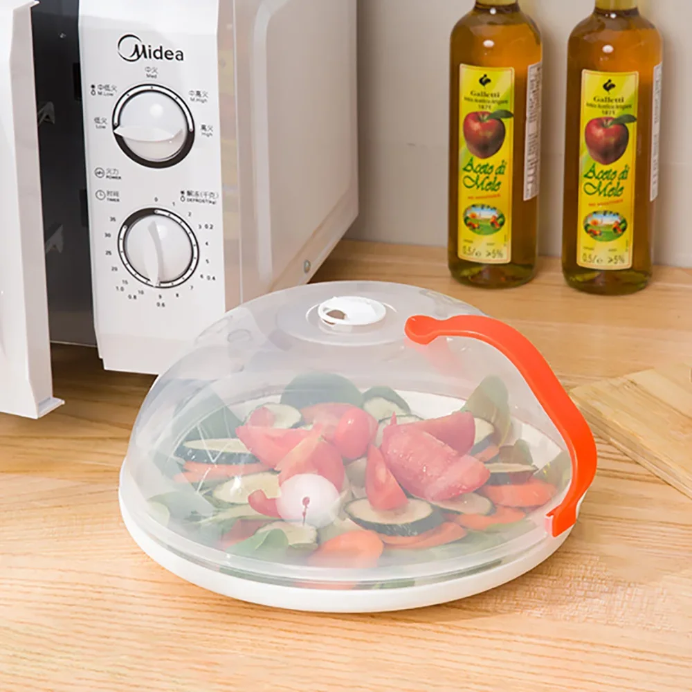 Baby safety stove safety cover Microwave splash heating cover high temperature water injection oil splash preservation