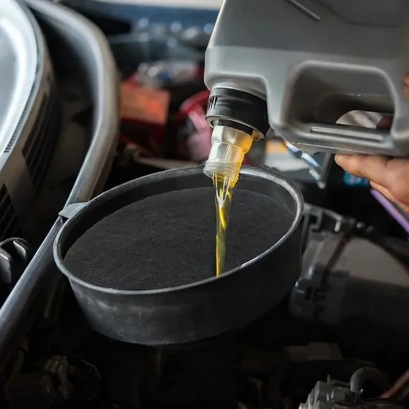 38cm Oil Drain Splash Pad Lightweight Multiuse for Resist Transmission Fluid Splash Pad Car Changing Oil Transmission Drain Pan