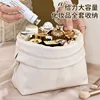 Women's Portable Travel Wash Bag Female PU Leather Waterproof Makeup Storage Pouch Drawstring Cosmetic Organizer Beauty Case 5