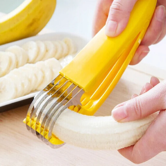 Kitchen Gadgets Stainless Steel Knife Banana Slicer Fruit Knife Tomato  Slicer Salad Tools Cooking Tools Kitchen Accessories - AliExpress