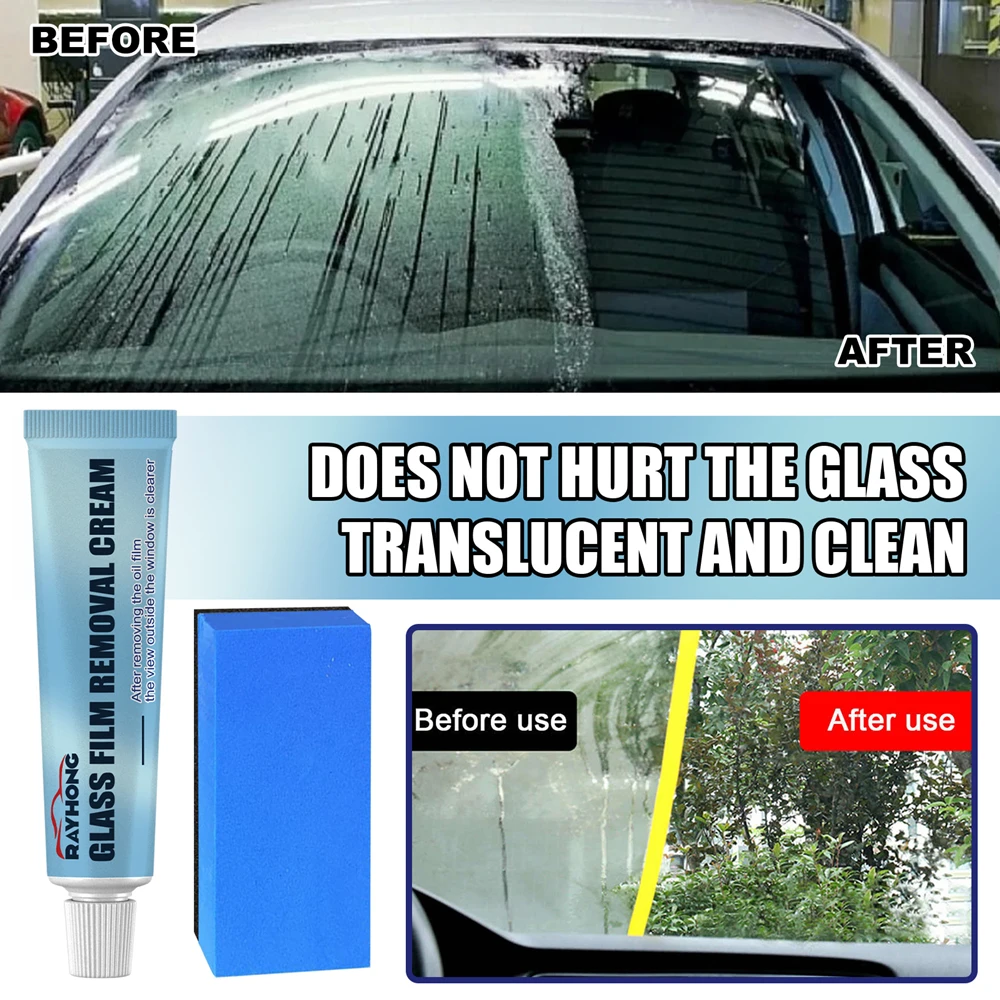 Auto Glas Öl Film Reiniger Entferner Auto Windschutzscheibe Reinigung  Wischer Auto Fenster Winde Bildschirm Reiniger Glas Film Entfernung Creme -  AliExpress