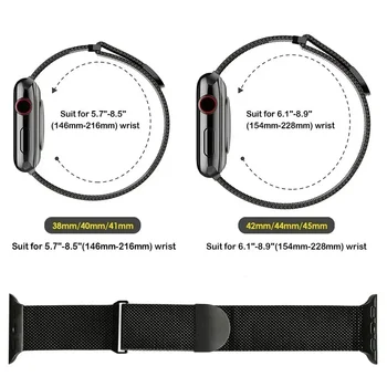 Megnetic strap For Apple watch 9 8 7 41 45mm Ultra 2 49mm Men's Women's Metal Breathable Band For iWatch 6543SE 44 40 42mm Belt 6