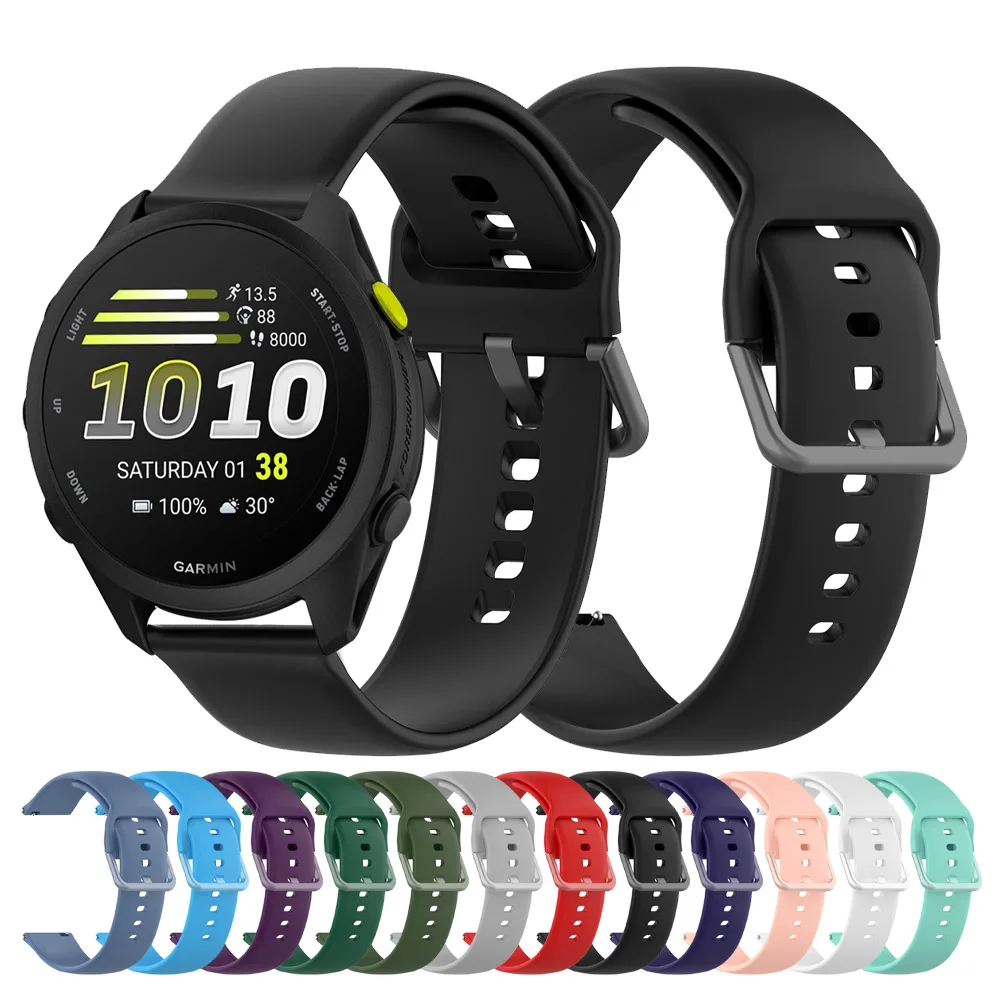 Premium Silicone Smart Watch Band - Available in 20mm and 22mm Sizes