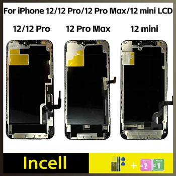 Incell Per Iphone 12 mini LCD Per iPhone 12 Display 3D Touch Screen Digitizer Assembly Per iPhone 12 Pro 12Pro Max riparazione LCD