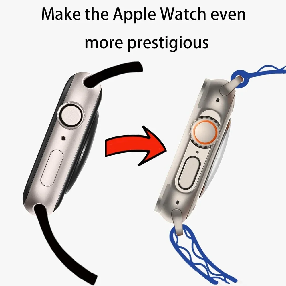 Durable Hard PC Screen Protector Cover for Apple Watch - Front and Rear Bumper Case