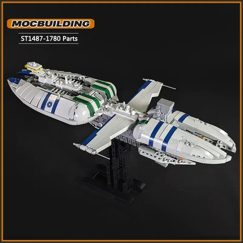 Space Plan Moc Munificent-class Star Frigate Building Blocks