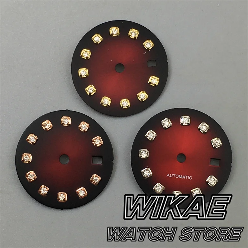 Sunburst White Mother of Pearl Watch Dial - Multi-Color Options for NH05 Movement Replacement Parts