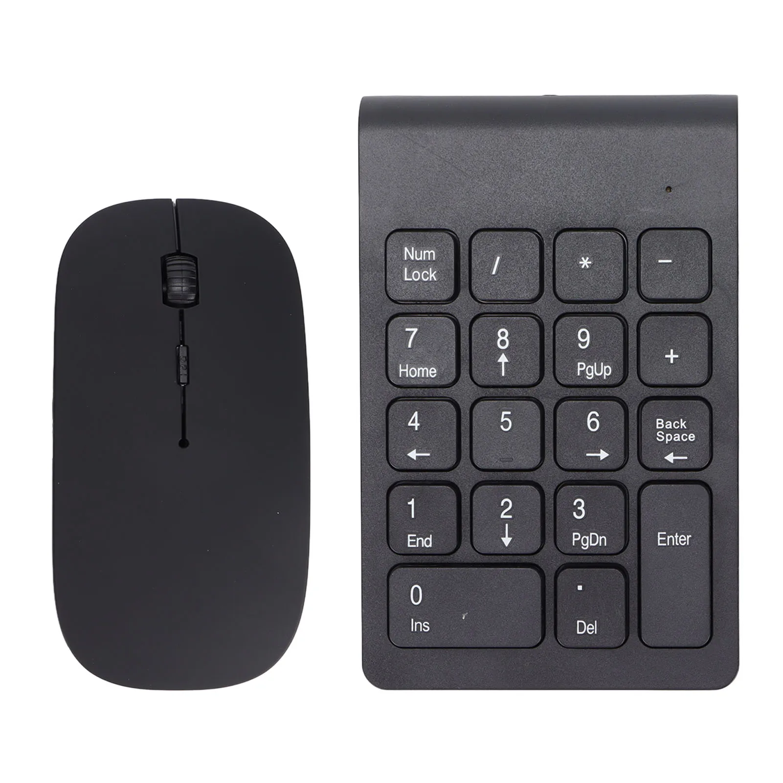 18 Key Usb Keypad Wide Compatibility Number Pad Mouse Combo Portable Size 2.4GHz Wireless Office Home For Travel_voghion.com