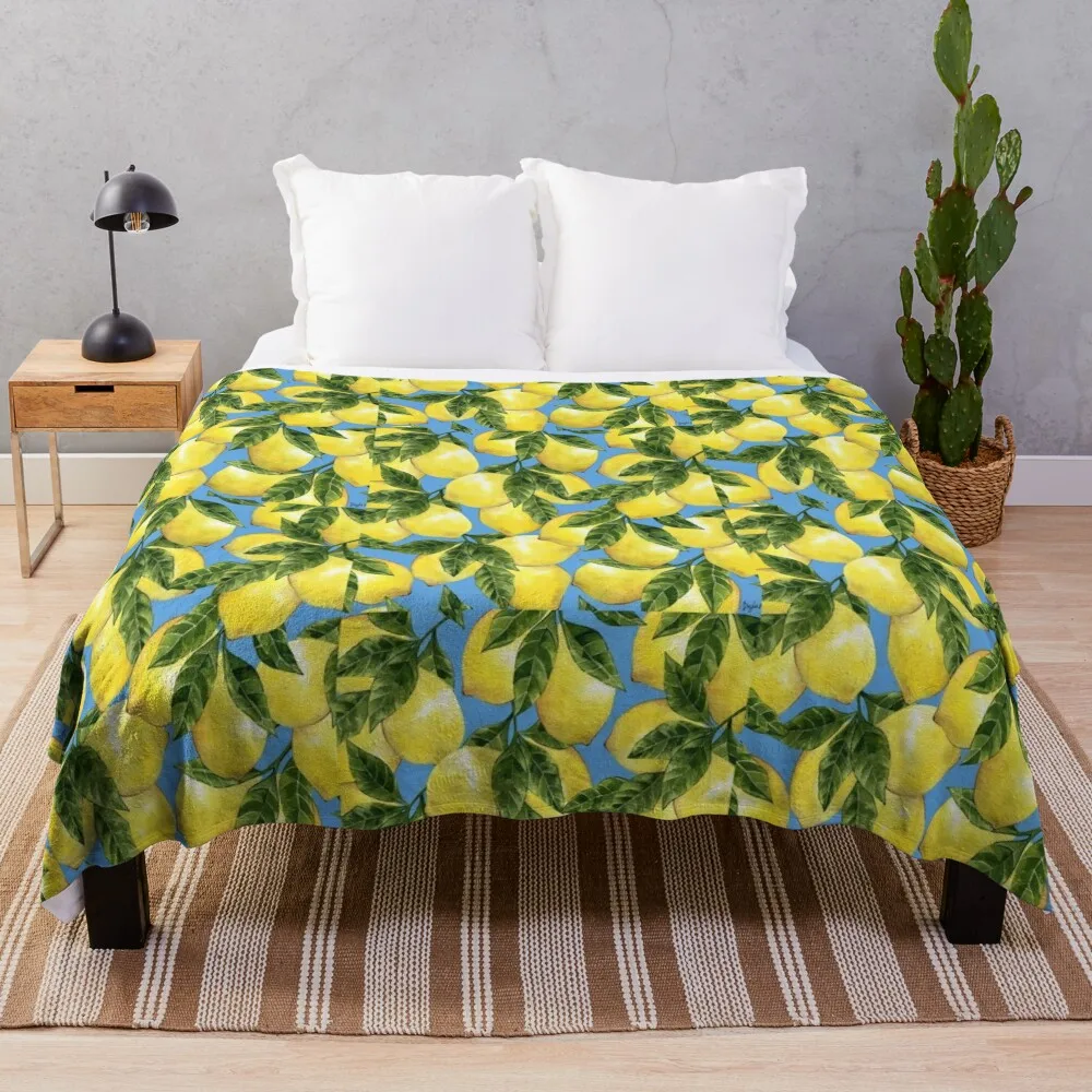 

Lemon Design Throw Blanket Soft Blanket Thin Blankets Beautiful Blankets Shaggy Blanket