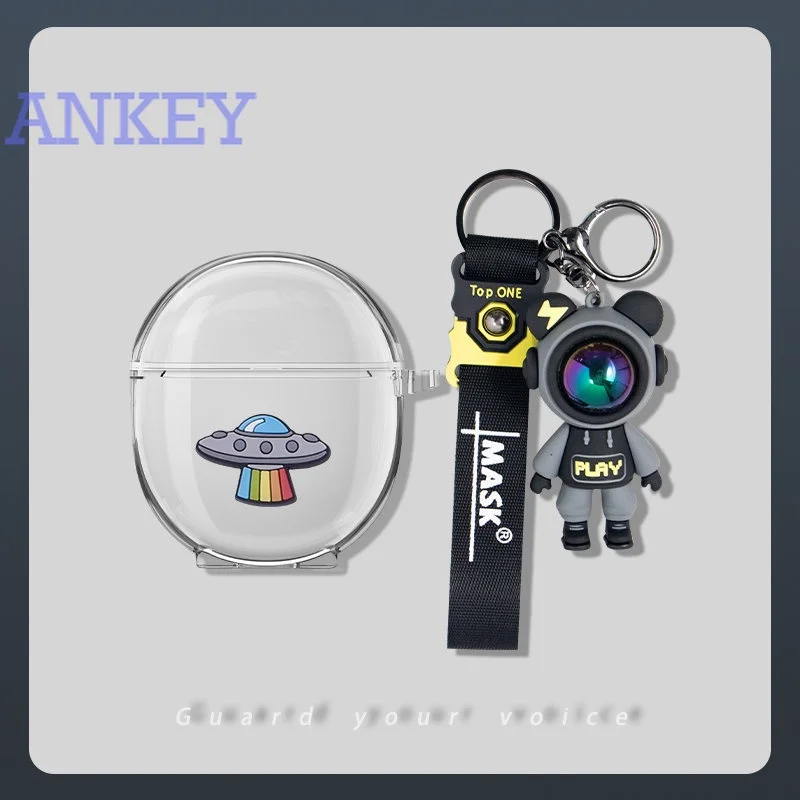 Custodia Per Bose Qc2 Quietcomfort Earbuds Ii Case Headset Wireless Bluetooth Cover Guscio Trasparente Soft