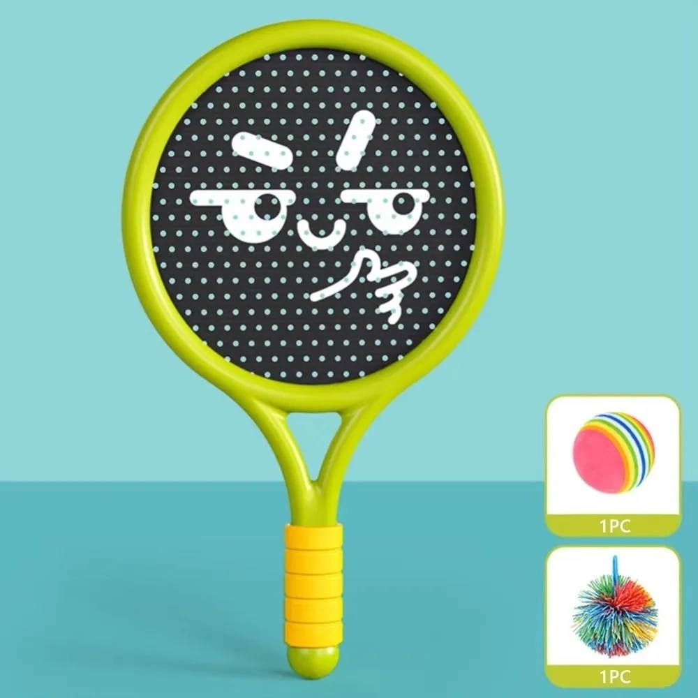 2Pcs Shock Absorbing Children's Badminton Racket Portable Lightweight Badminton Racket Set Soft Grip Anti Slip Handle