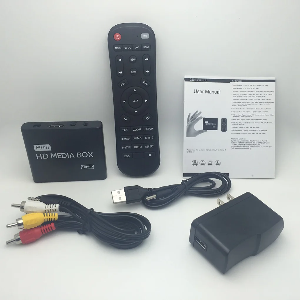 HD 1080P ܺ ̵ ÷̾ SD ̵ ڽ ڵ USB ̺ Ƽ̵ ÷̾, 50-60Hz  ÷