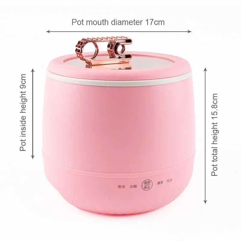 DMWD Multifunctional Electric Rice Cooker Hotpot Skillet Soup Porridge Stew Shabu Non-stick Ceramic Pot Food Meal Steamer Heater rice cooker electric cooker electric cooking pot