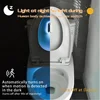 RGB Toilet Night Light Smart Led Lamp with Motion Sensor for Bathroom Restroom 8 Colors USB Wireless Rechargeable Waterproof 4