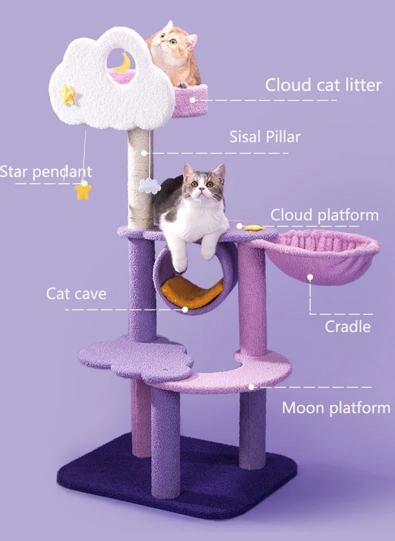 

Стеллаж для кошек Dream purple, конюшни, игрушки для кошек.