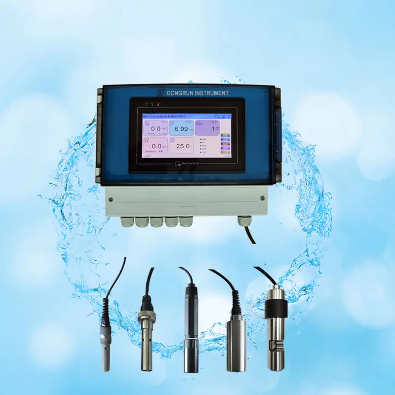 

Online Hydroponic Aquarium Ph Ec Tds Conductivity Controller Meter Analyzer sensor control dosing metering pump for optional