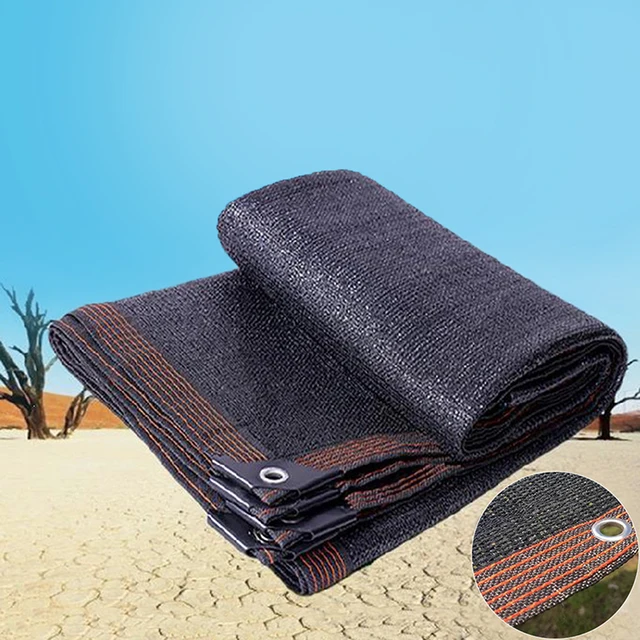 Uv Protection Fekete Nap Vitorlázási Pozsgás Növények Védelem Ház Menhelyek 90% Árnyékoló Kerti Üvegházhatású Napfényháló Háló - Image 2