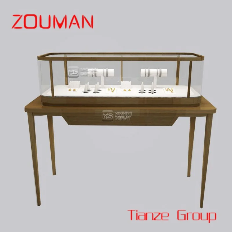 Custom , Custom Made jewel Showcase jewelry Display Cabinet Glass Mobile Shop Counter Design
