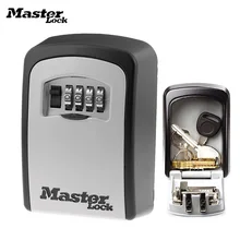 

Master Lock Key Lock Box Wall Mounted Key Safe Box Weatherproof 4 Digit Combination Keys Storage Lock Boxes for Indoor Outdoor