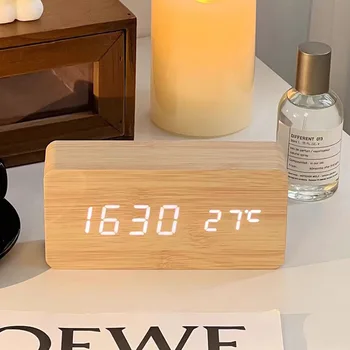Wooden LED Digital Table Clock 1