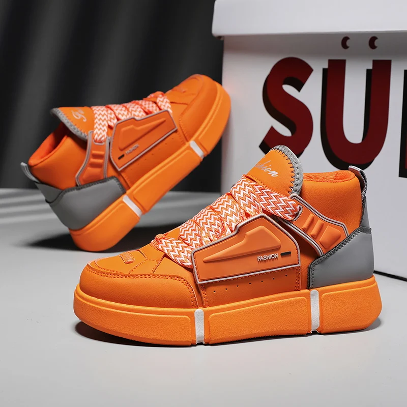 BrandKidsShoesFashionBoysHighTopBasketballShoesLighweight