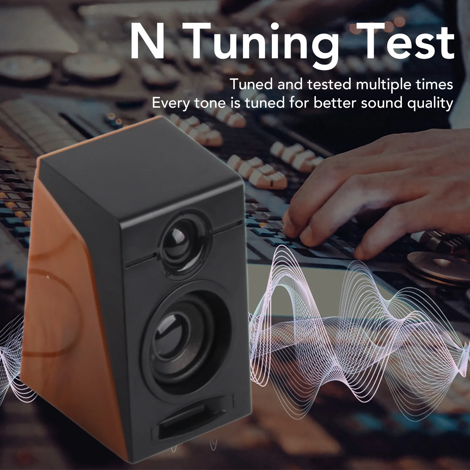 ZK30 PC Speakers HiFi Deep Bass Adjustable Volume Plug and Play Desktop Speakers for TVs Computers Laptops Phones