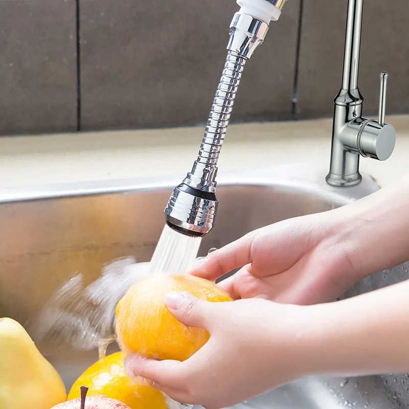 

Faucet Sprayer Turbo Flex 360 Flexible Sink Faucet Jet Stream Faucet Extension Part Home Bathroom Gadgets Kitchen Accessories