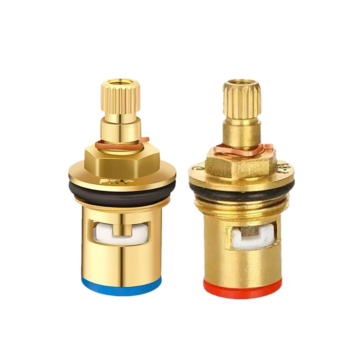 All brass angle valve spool brass faucet spool positive and negative outlet Applicable to fast open faucet
