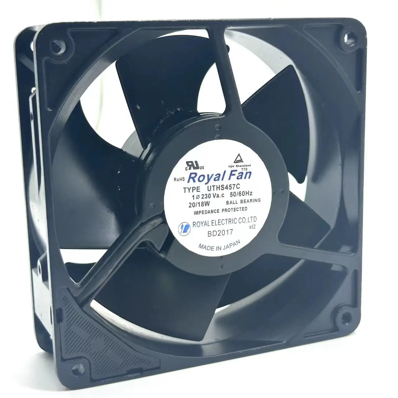 Ventola Di Raffreddamento 12cm 230V 20/18W 1PZ ROYAL TMHS457CG[B01] Per Alte Temperature