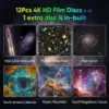 12 in 1 Cosmic Starry Sky Galaxy 4K HD Projector Night Light Decoration 360° Rotate Bedroom Romantic Lamp for Kids Adults Gift 3
