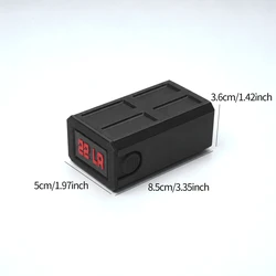 Compact Portable Ammunition Storage Box - 50 - Round Capacity with Quick - Access Drawer (Black color)