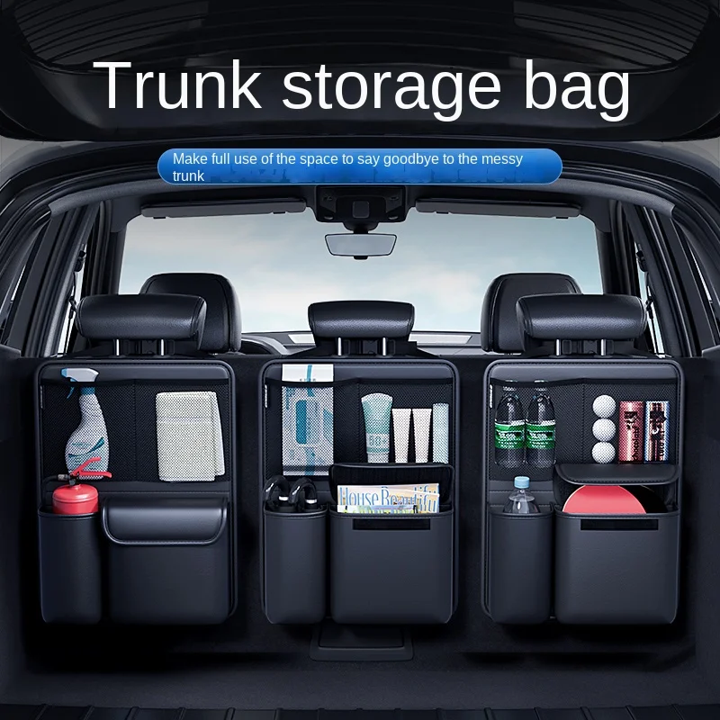 12pcCarTrunkStorageBagFoldingCarStorageBoxBagMulti