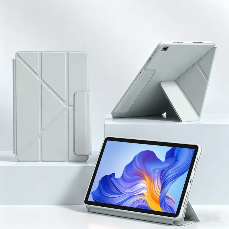 Multi-Folding Protective Tablet Case with TPU Shell - 11 Inch