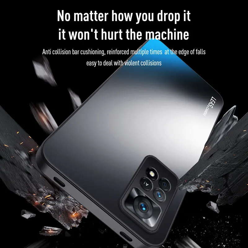 Frosted Matte Dazzling Silicone Protective Phone Case