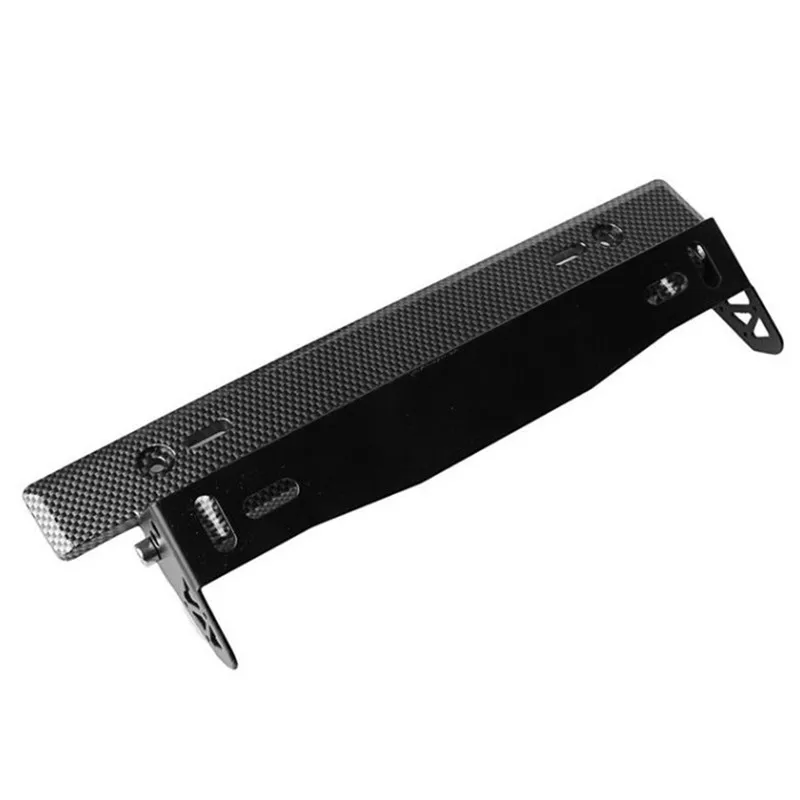 Car License Plate Frame Holder Carbon Fiber Racing Number Plate Holder Adjustable Bracket Car Modification license plate bracket license plate frame license plate holder