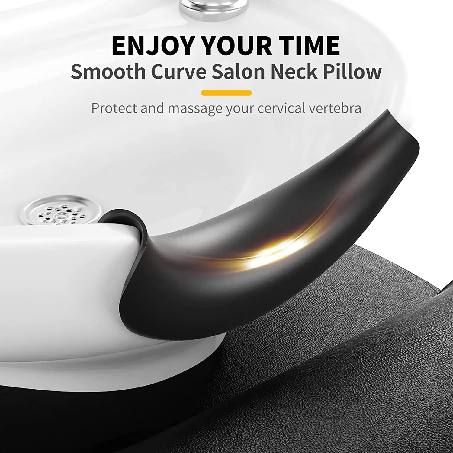 Silicone Gel Neck Rest for Sink Hair Washing Salon Shampoo Bowl