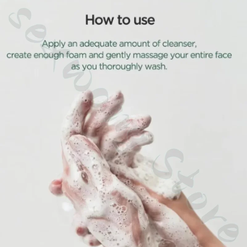 HBN Amino Acid Cleansing Cream Deep Cleans Pores Oil Control Moisturizing Cleanser Relieves Redness and Nourishes Sensitive Skin 5