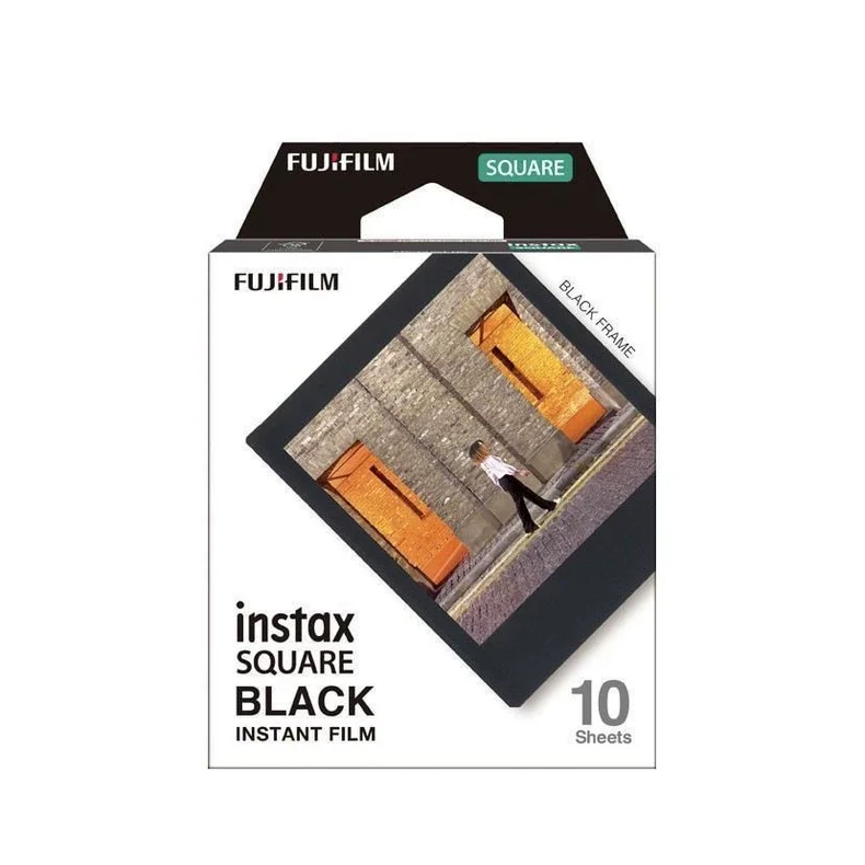 10-50 Sheets Fujifilm Instax Square Film Black White Edge Photo Paper For Instax Camera SQ1 SQ10 SQ6 SQ20 Share SP-3 Printer