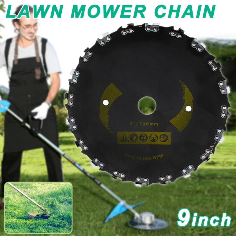 

20 Teeth 9 Inch Duty Brushcutter Blade Lawn Mower Trimmer Head Cutter Blade Trimmer Head Garden Grass Machine for Lawn Mower