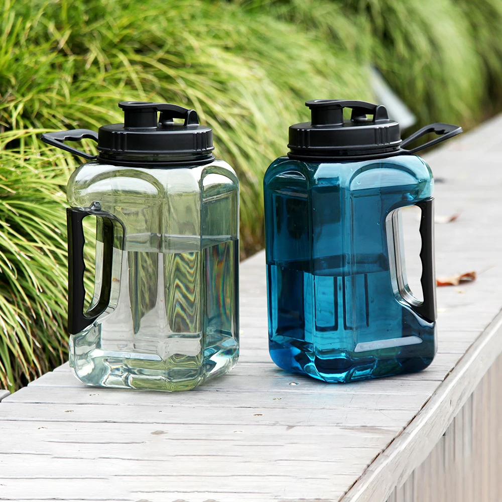 Outdoor Travel Sports GYM BPA Free Portable Leak-proof Kettle Water Bottle 2 Liters for Man Plastic Large Capacity Water Bottle