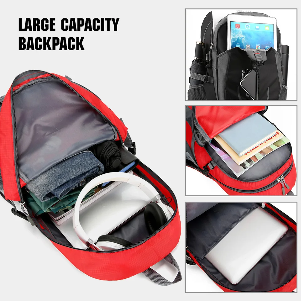 Hiking Backpack 40L Waterproof Lightweight Outdoor Hiking Trekking Daypack  Travel Backpack for Men Women - AliExpress, image size:960x960