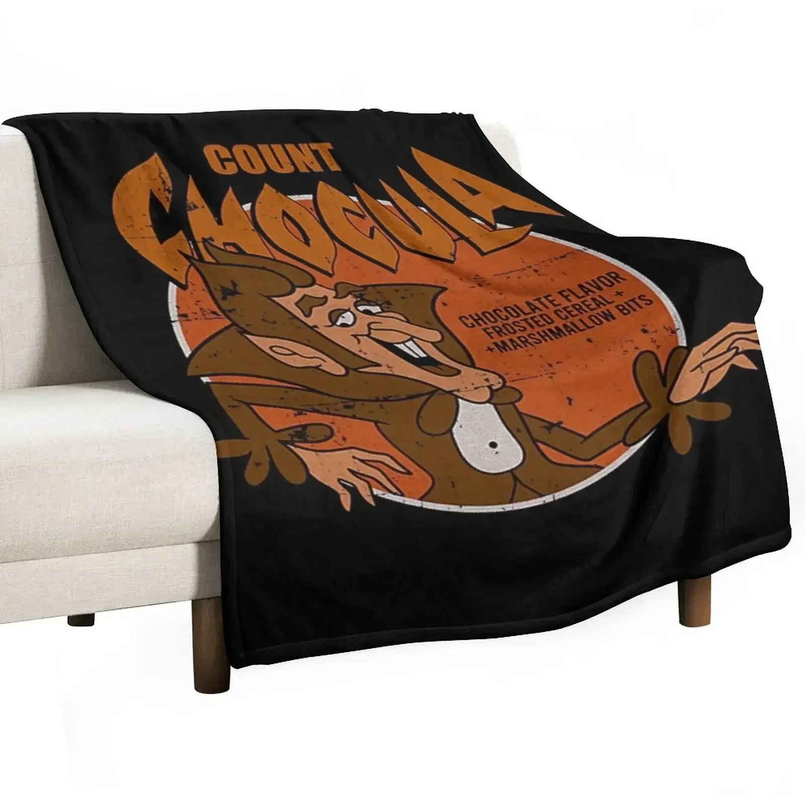 

Vintage Count Chocula Throw Blanket Kid'S decorative Luxury Brand Plush Blankets